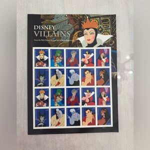 Disney Villains Limited Edition Set of Forever Stamps